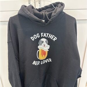 Men’s Dog Father Beer 🍺 Lover Hoodie 2XL